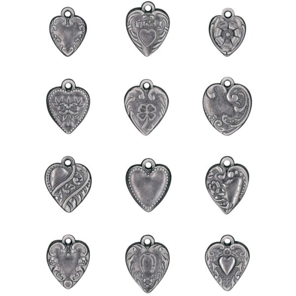 Advantus Tim Holtz Adornments Hearts