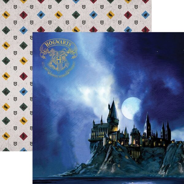 PAPER HOUSE 12X12 HOGWARTS AT NIGHT