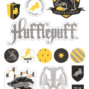 PAPER HOUSE HUFFLEPUFF HOUSE PRIDE ENAMEL STICKER
