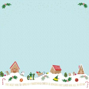 PAPER HOUSE ELF 12X12 SPREAD CHRISTMAS C