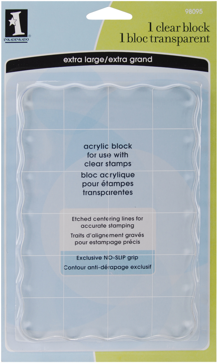 INKADINKADOO ACRYLIC BLOCK EXTRA LARGE