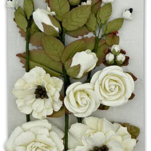 49 & MARKET PAPER FLOWERS CREAM