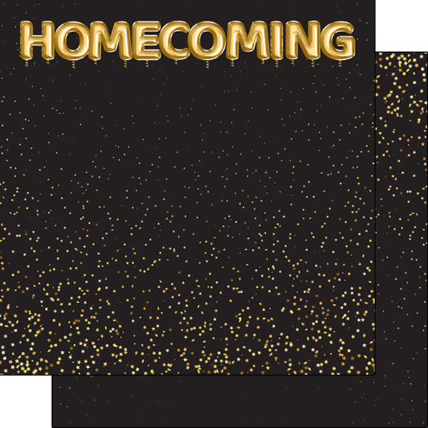 SCRAPBOOK CUSTOMS 12X12 HOMECOMING BALLOONS
