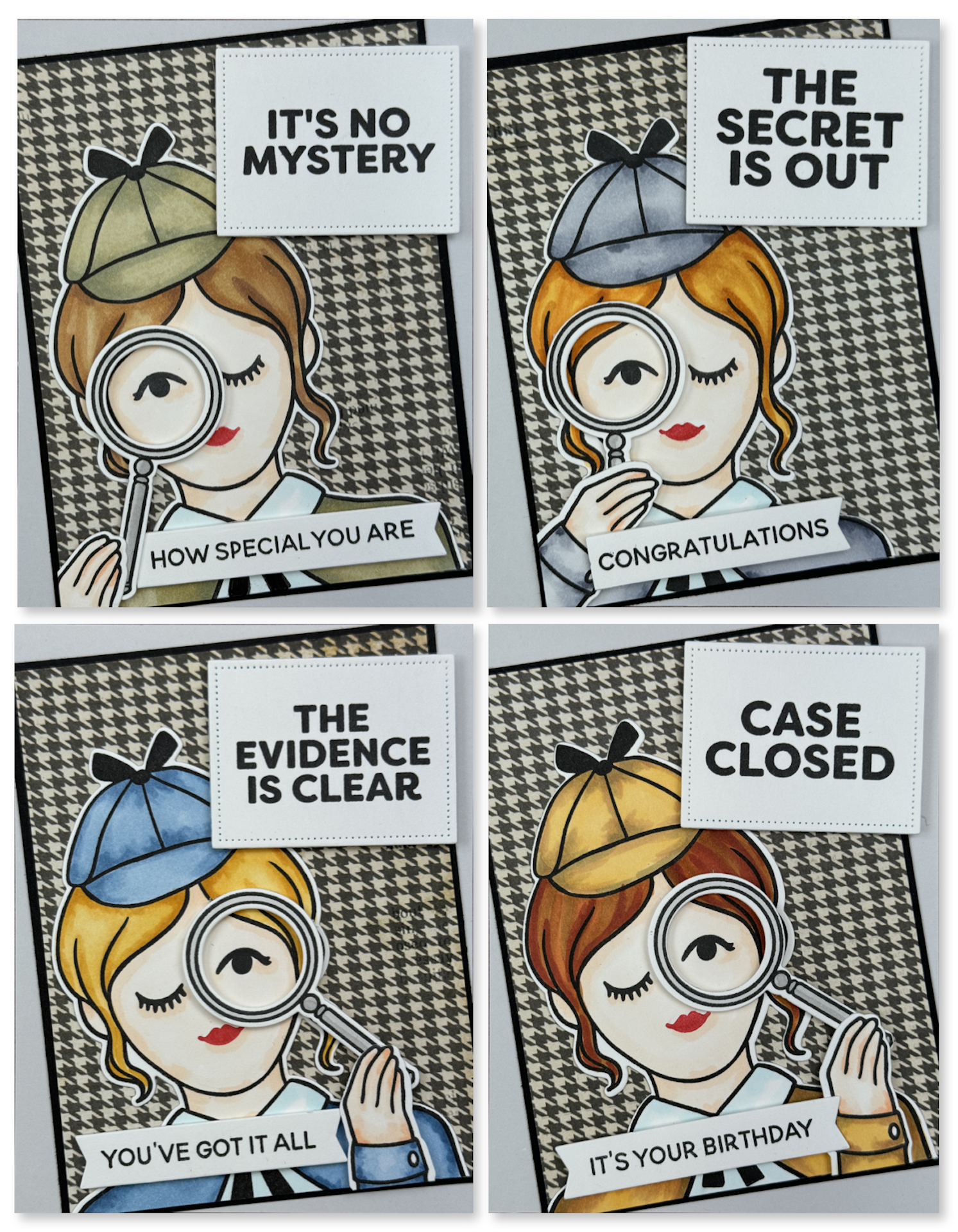 Hero Arts Miss Detective Stamp Club