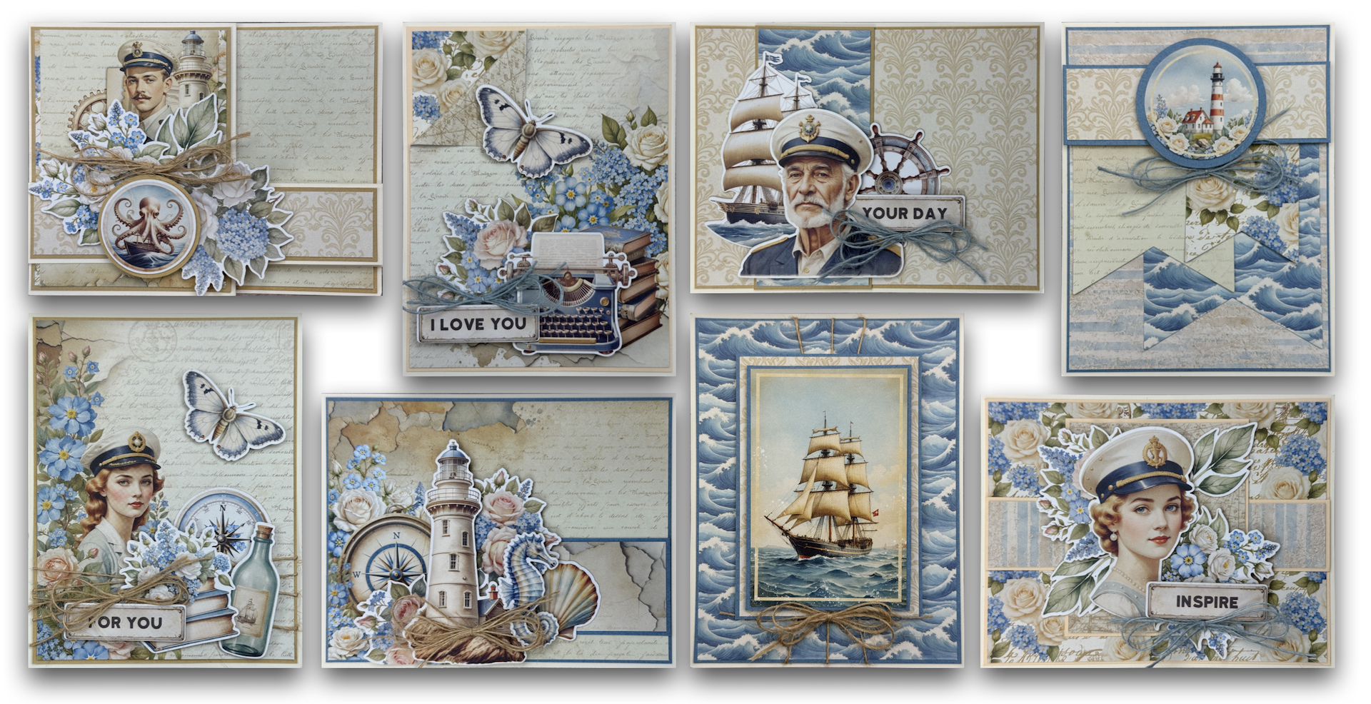 Scrap Boys Old Marina Card Kit