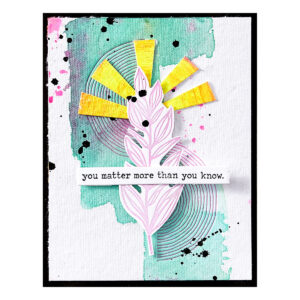 Spellbinders Flourishing Betterpress Plates From the Modern Botanicals Collection By Dina Wakley