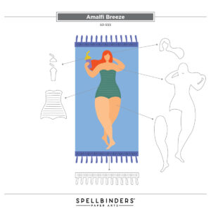 Spellbinders Amalfi Breeze Etched Dies From the La Dolce Vita Collection