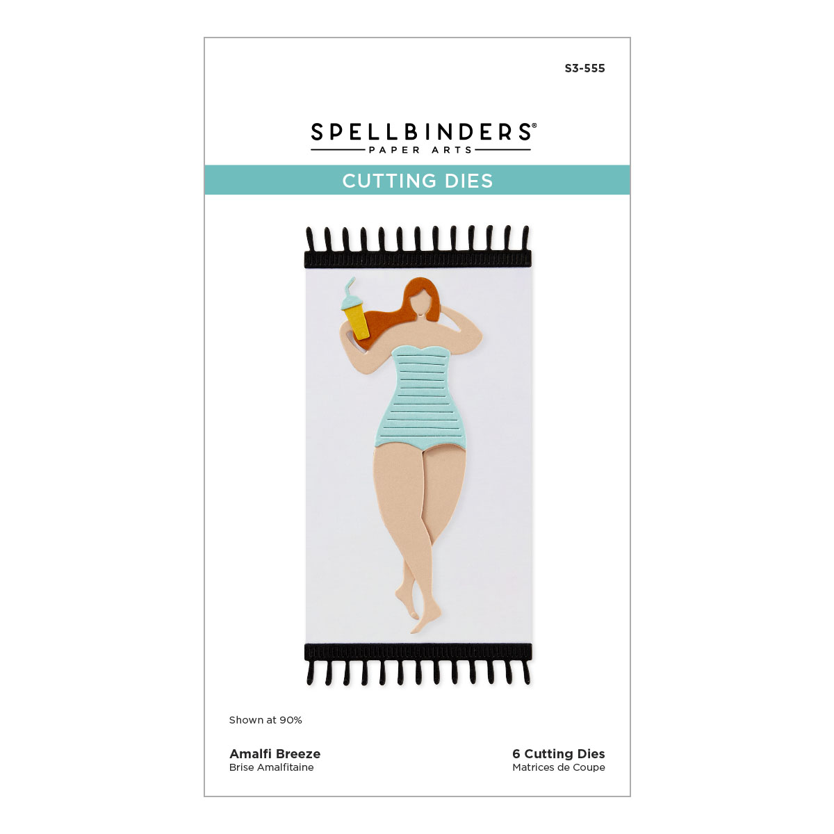 Spellbinders Amalfi Breeze Etched Dies From the La Dolce Vita Collection