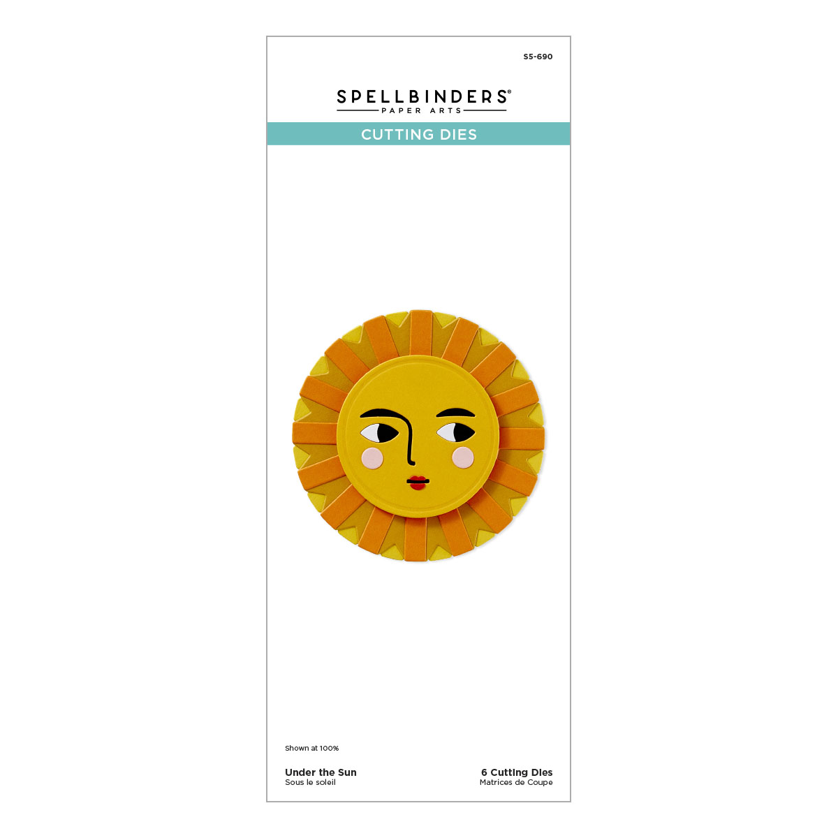 Spellbinders Under the Sun Etched Dies From the La Dolce Vita Collection