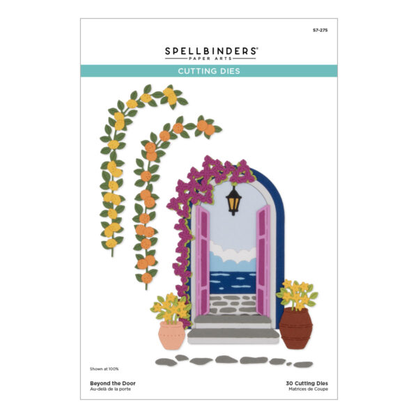 Spellbinders Beyond the Door Etched Dies From the La Dolce Vita Collection