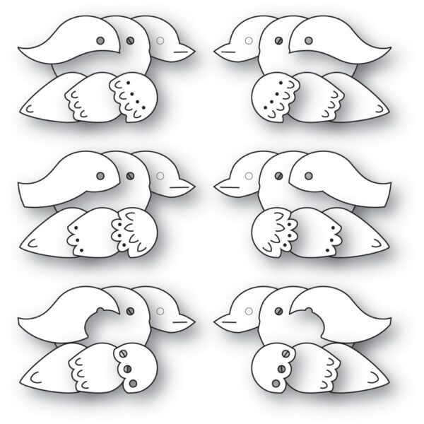 Poppy Stamps Stamps Die Nordic Birds of A Feather