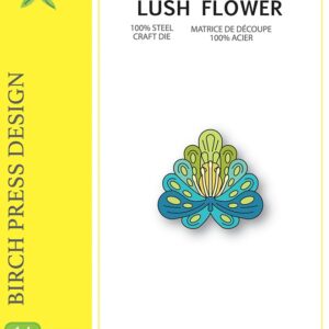 Birch Press Die Block Print Lush Flower