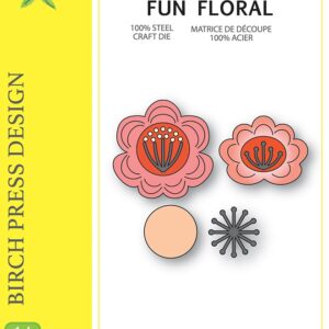 Birch Press Die Block Print Fun Floral