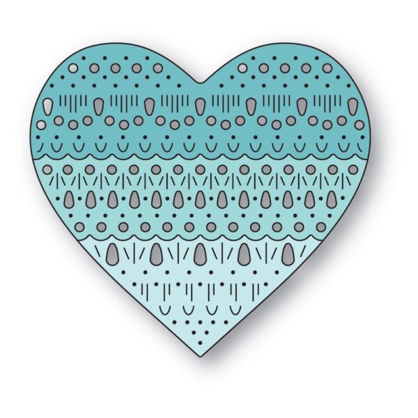 Poppy Stamps Die Nordic Heart