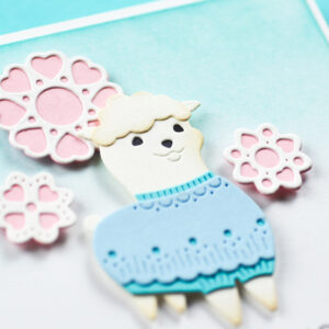 Poppy Stamps Die Nordic Cheerful Lamb