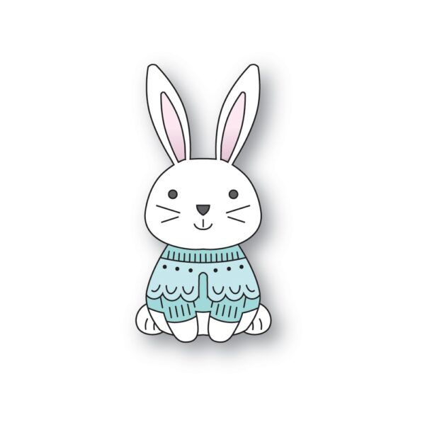 Poppy Stamps Die Nordic Adorable Bunny