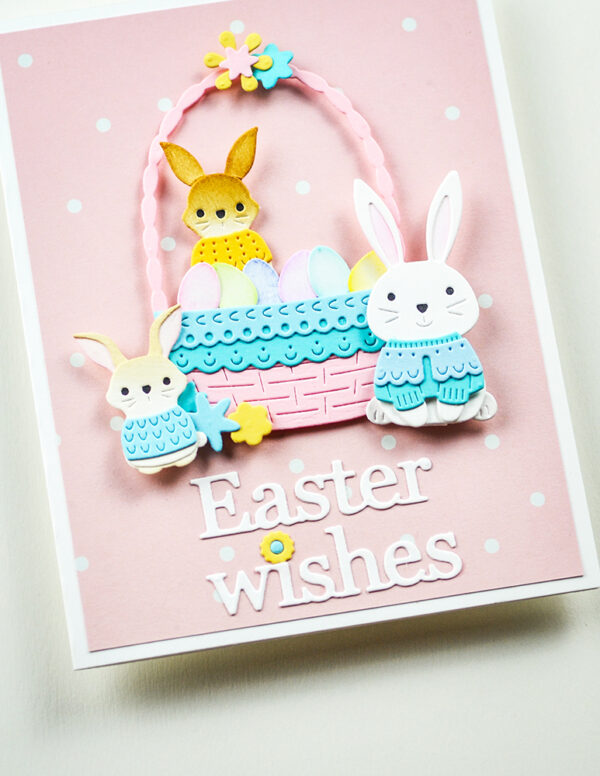 Poppy Stamps Die Nordic Adorable Bunny