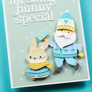 Poppy Stamps Die Nordic Bundled Bunny