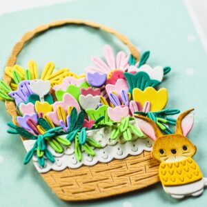 Poppy Stamps Die Nordic Bunny Trio