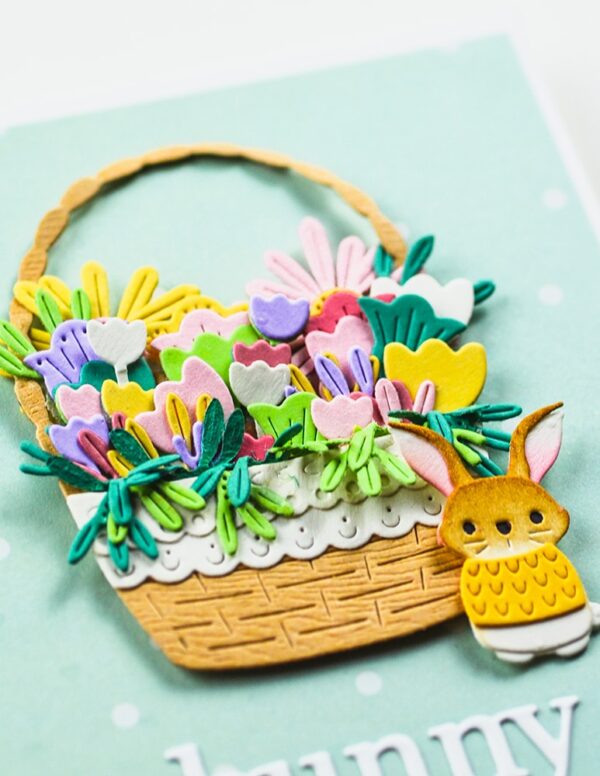 Poppy Stamps Die Nordic Bunny Trio