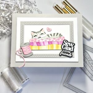 Waffle Flower Die and Stecil Fabric Lover