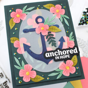 Waffle Flower Die Floral Anchor