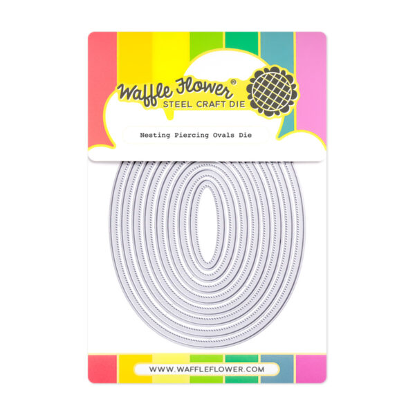 Waffle Flower Die Nesting Piercing Ovals Waffle Flower Die Nesting Piercing Ovals