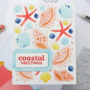 Waffle Flower Die Seashell Texture