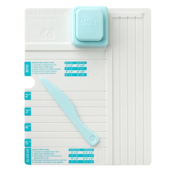 WE R SHADOW BOX PUNCH BOARD