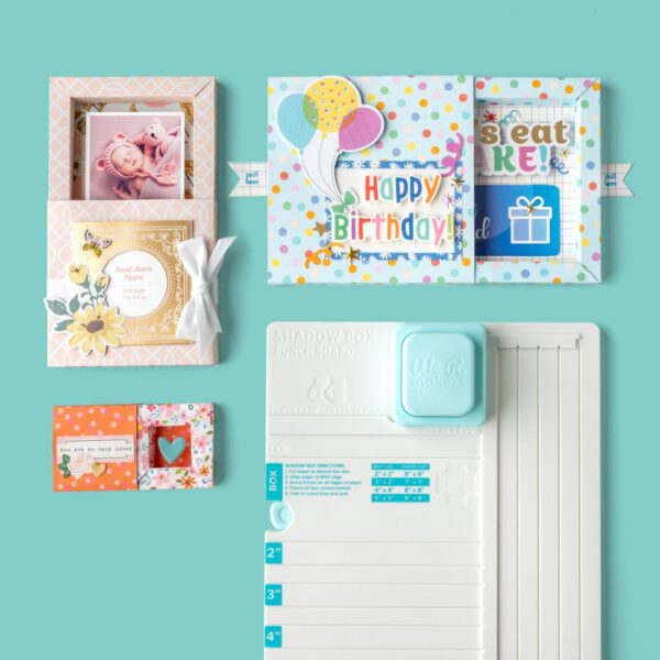 WE R SHADOW BOX PUNCH BOARD