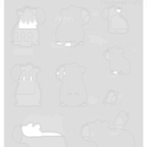 Lawn Fawn Stencil Capybaras!