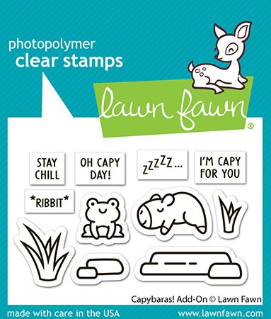 Lawn Fawn Stamp Capybaras! Add-on