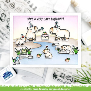 Lawn Fawn Die Capybaras! Add-on