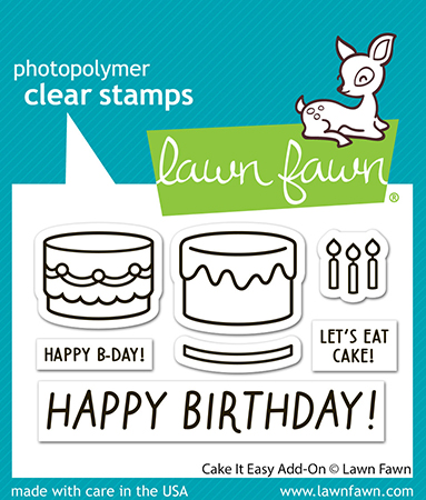Lawn Fawn Stamp Cake It Easy Add-on