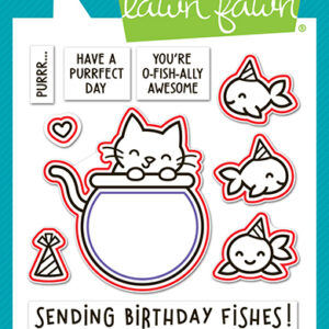 Lawn Fawn Die Keep On Swimming Add-on
