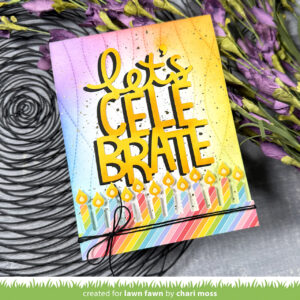 Lawn Fawn Die Candle Border