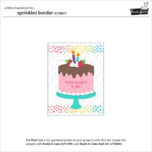 Lawn Fawn Die Sprinkles Border