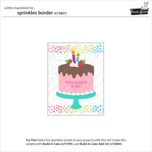 Lawn Fawn Die Sprinkles Border