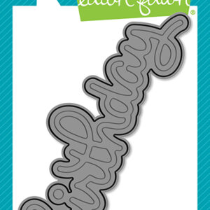 Lawn Fawn Die Scripty Birthday Outline Add-on