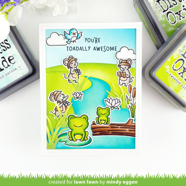 Lawn Fawn Die Riverside Backdrop: Portrait