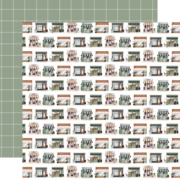 Carta Bella Coffee Shop 12X12 Coffee Shops