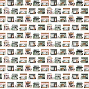 Carta Bella Coffee Shop 12X12 Coffee Shops