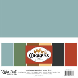 Echo Park Chickens Solids Kit