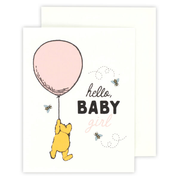 Echo Park Greeting Cards Hello Baby Girl Winnie