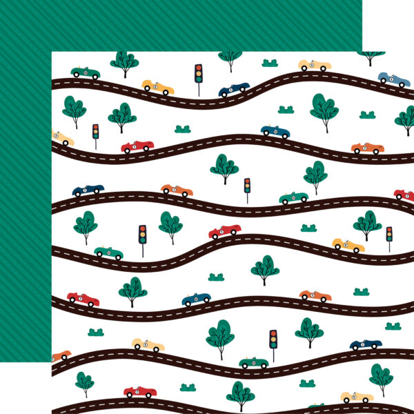 Echo Park Vroom! 12X12 Life Is A Highway Echo Park Vroom! 12X12 Life Is A Highway