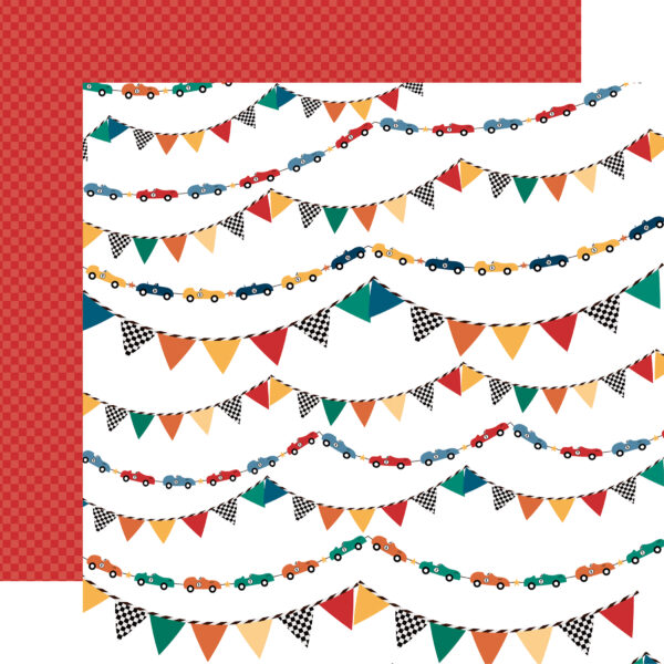 Echo Park Vroom! 12X12 You Win Garlands
