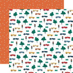 Echo Park Vroom! 12X12 Full Speed Ahead Cars