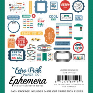Echo Park Vroom! Ephemera