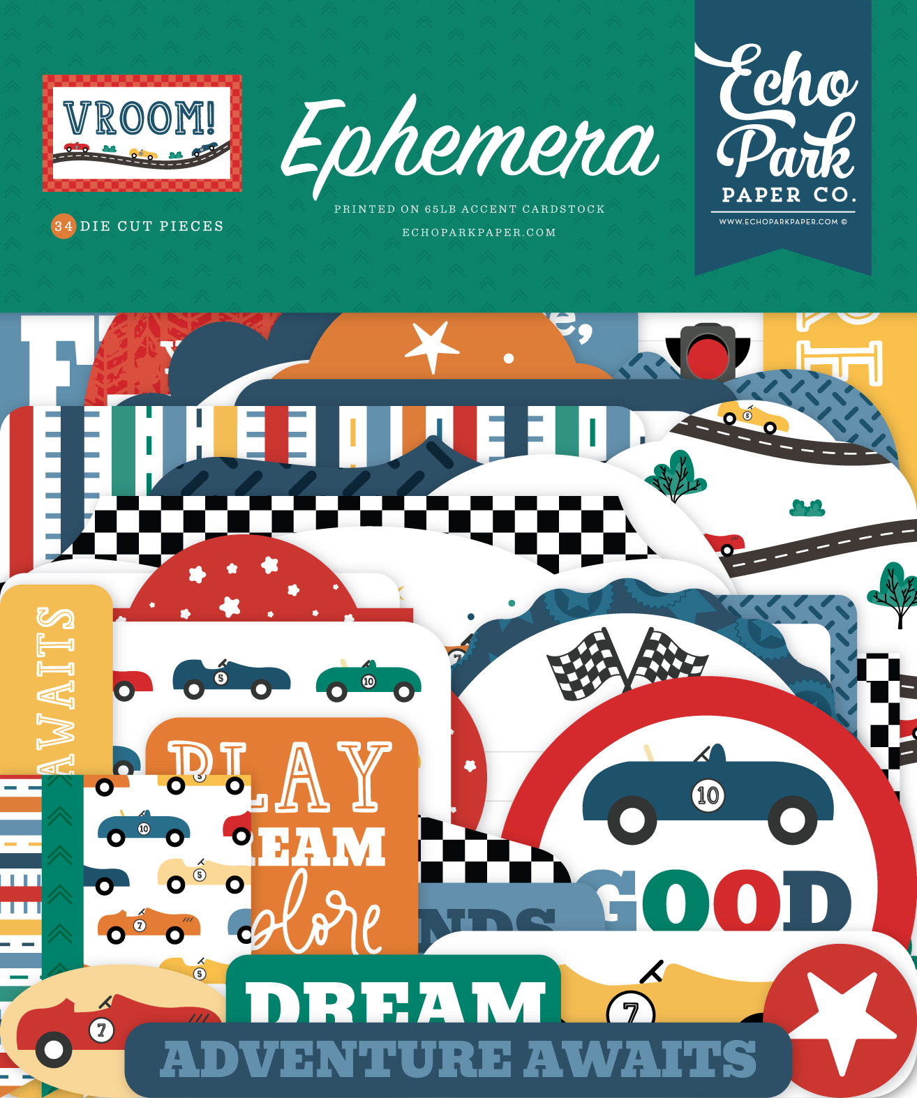 Echo Park Vroom! Ephemera