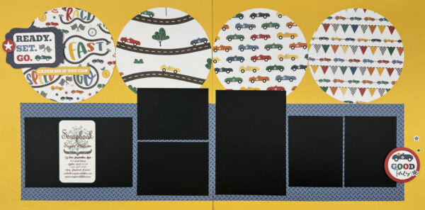 Echo Park Vroom! Collection Cut Up Kit